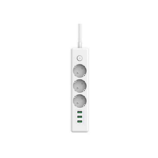 HAVIT SP8813 3AC SLOTS+3 USB OUTPUTS SWITCH DESIGN 5V/3.1A POWER STRIP
