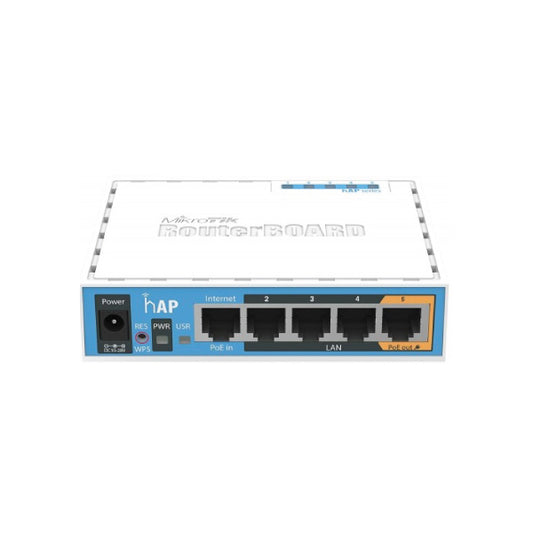 Mikrotik RB951Ui-2nD (hAP) RouterBOARD 2.4GHz 802.11n 300Mbps Wireless Router