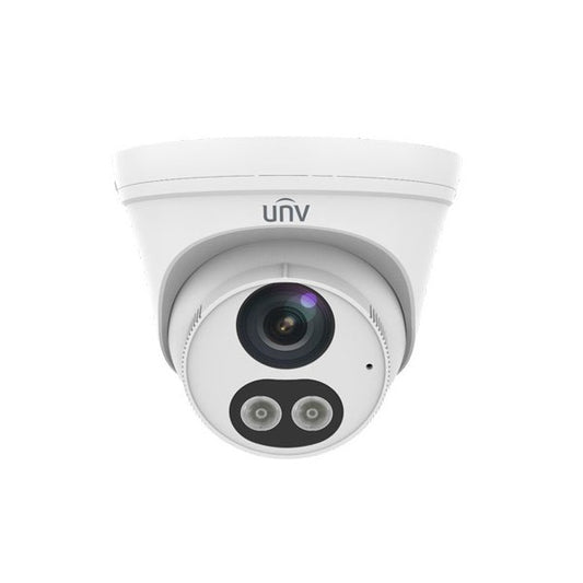 UNV IPC3612LB-AF28KT-WL 2.0MP/2.8MM/30M IR/ BUILT IN MIC/128GB SD CARD SLOT HD COLORHUNTER FIXED DOME IP CAMERA