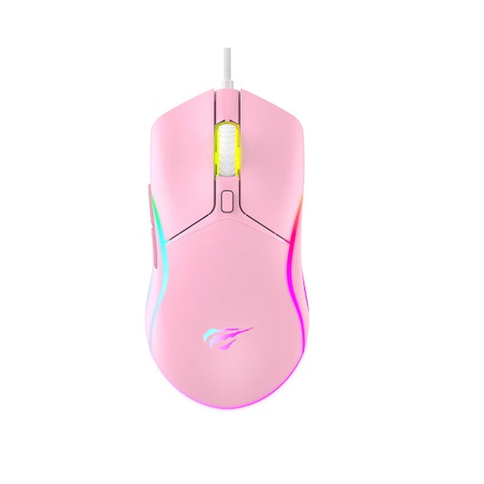 HAVIT MS1029 GAME NOTE RGB BACKLIT USB GAMING MOUSE