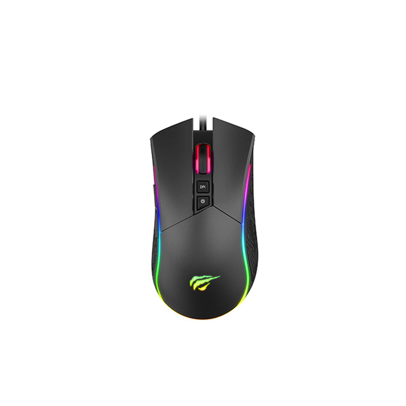HAVIT MS1001S RGB BACKLIT GAMENOTE PROGRAMMABLE GAMING MOUSE